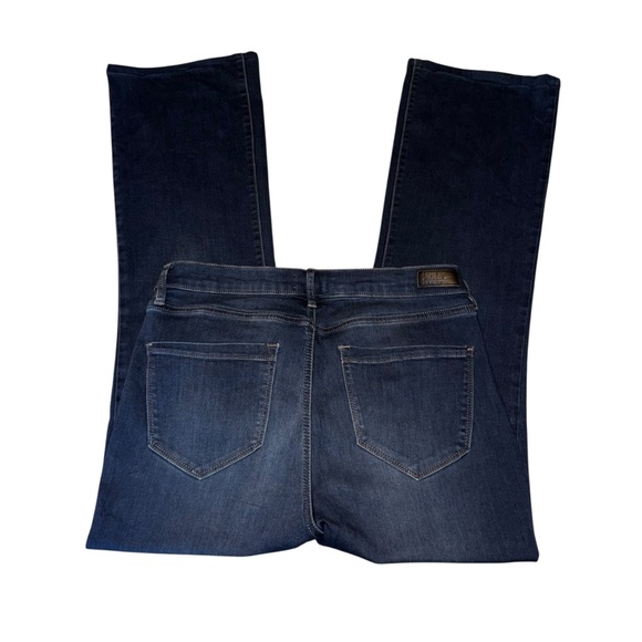 Nicole Miller Soho Dark Wash Super Stretch High Rise Bootcut Jeans 12 - Picture 4 of 10